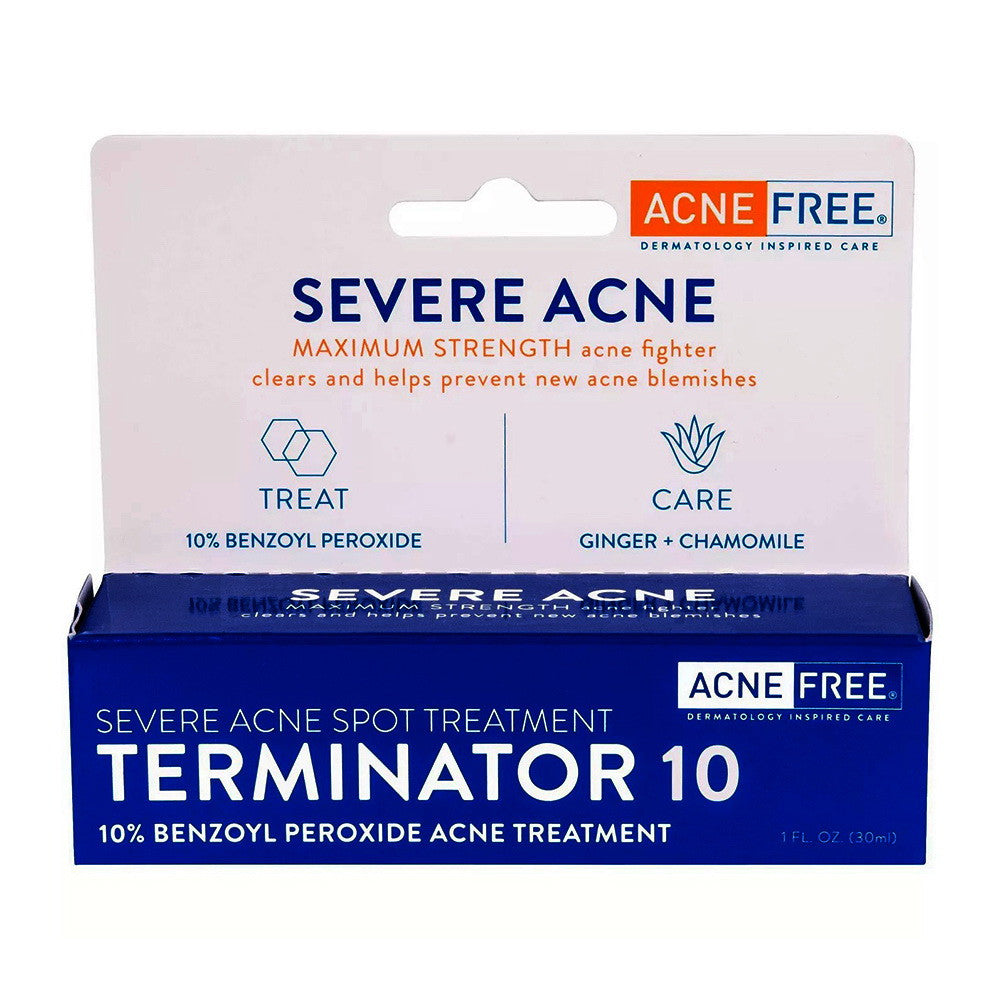 Acne Free Severe Acne Spot Treatment Terminator 10, 1 Oz